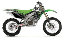 One Industries 2011 Kawasaki KX250f 09-11 Monster Energy Graphics Kit